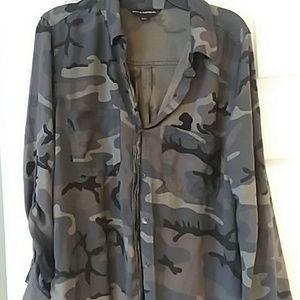 Rock and Republic camo shirt